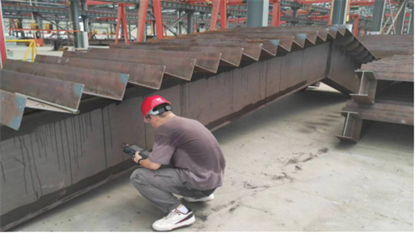 馳城杭蕭綠色建筑有限公司嚴把產品質量關 鋼結構產品通過第三方檢驗質量驗收