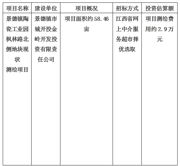 景德鎮(zhèn)陶瓷工業(yè)園楓林路北側(cè)地塊現(xiàn)狀